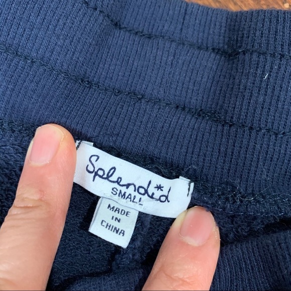 Splendid Ryder Active Wide Leg Flare Stripe Sweatpants Size Small NWT - Picture 7 of 13